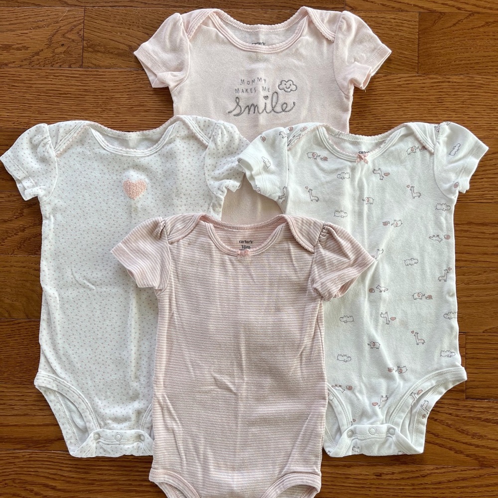 Pink Carter’s Bodysuit/Onesie Set